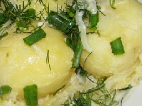 картофель с зеленью, картофель с зеленью фото, как готовить картофель с зеленью