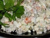 салат зимноий, как готовить салат зимний, салат из картошки, салат из картошки фото